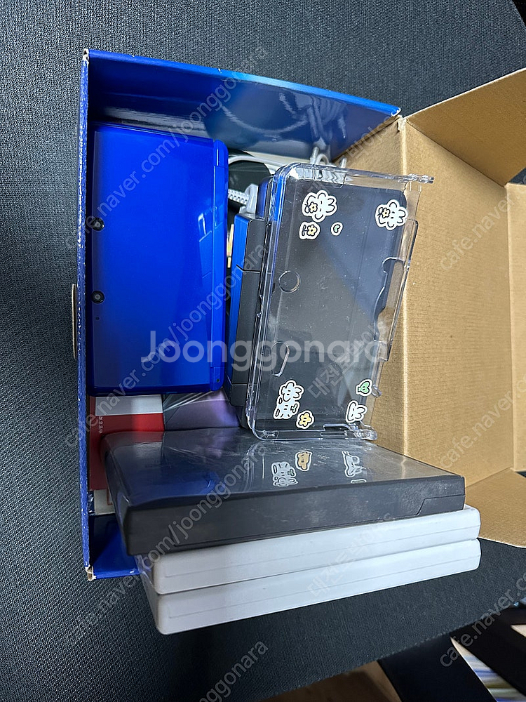 풀박스)닌텐도 3ds 코발트 블루 구작다수 풀구성--3
