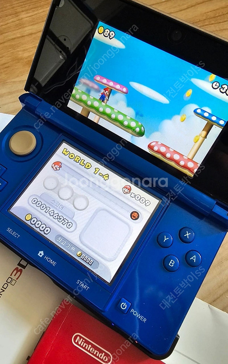 풀박스)닌텐도 3ds 코발트 블루 구작다수 풀구성--6
