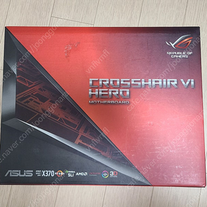 크로스헤어6 히어로 크헤6 (ASUS ROG CROSSHAIR VI X370 HERO AM4) 하자제품 판매합니다.