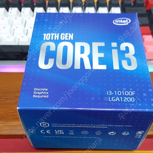 intel i3-10100F 풀박 판매합니다.