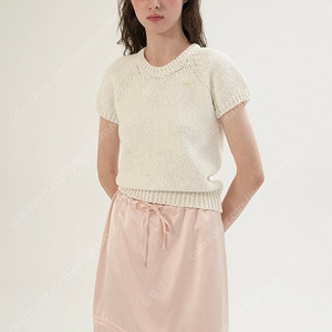 썸웨어버터 cotton raglan half knit 아이보리