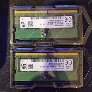 노트북 ddr5 하이닉스램 8g x2