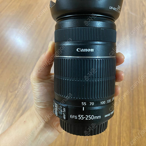 캐논 EFS 55-250mm IS II 헝그리망원렌즈