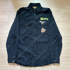 XS) madeworn 메이드원 미스피츠 대미지 셔츠