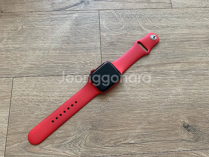 애플워치6 레드 GPS 44mm 배터리 84% 판매, ...--3