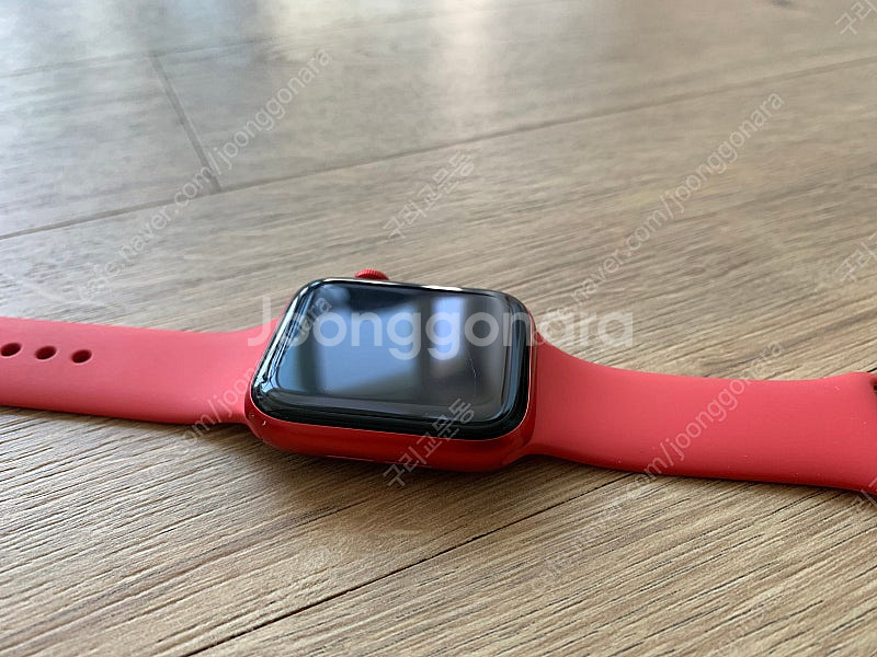 애플워치6 레드 GPS 44mm 배터리 84% 판매, ...--6