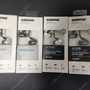 슈어 SHURE SE215 BT 무선이어폰 미개봉 새제품