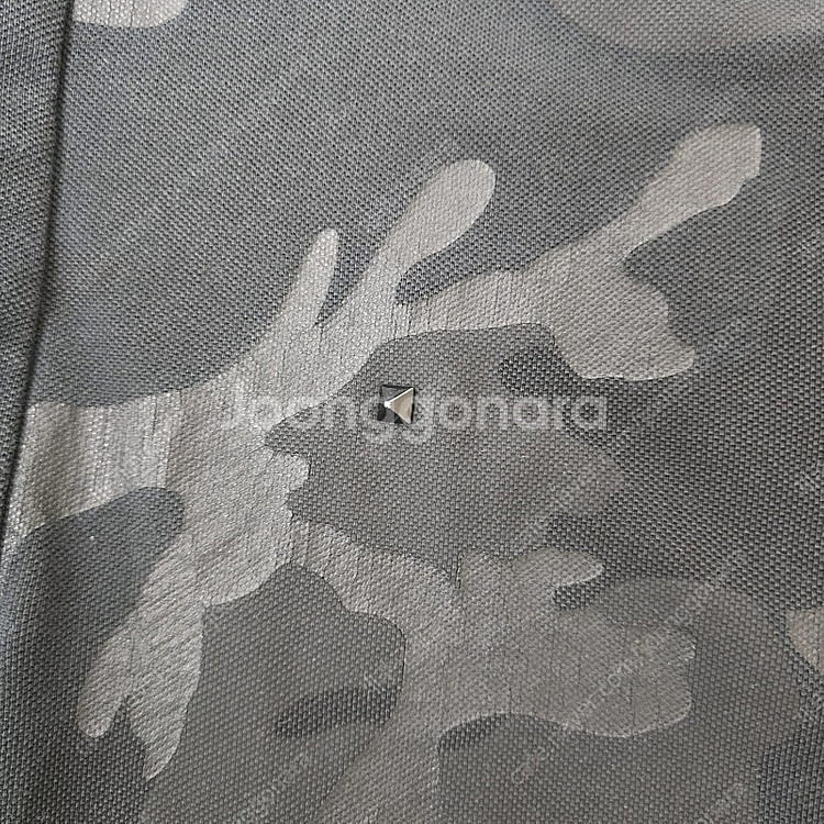 발렌티노 락스타드 카모플라주 폴로 티셔츠 블랙(S)--5