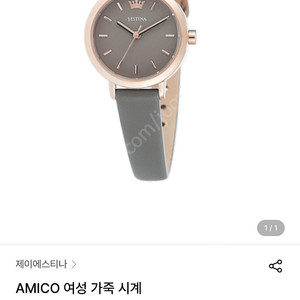 제이에스티나 AMICO 가죽시계(JWT1LE6AF840RGGRO)