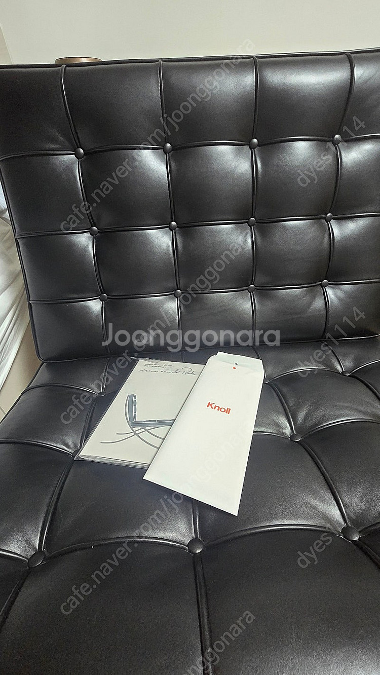 knoll 바르셀로나 체어 barcelona chair--1