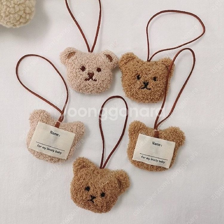 곰돌이인형 네임택(택포)--0