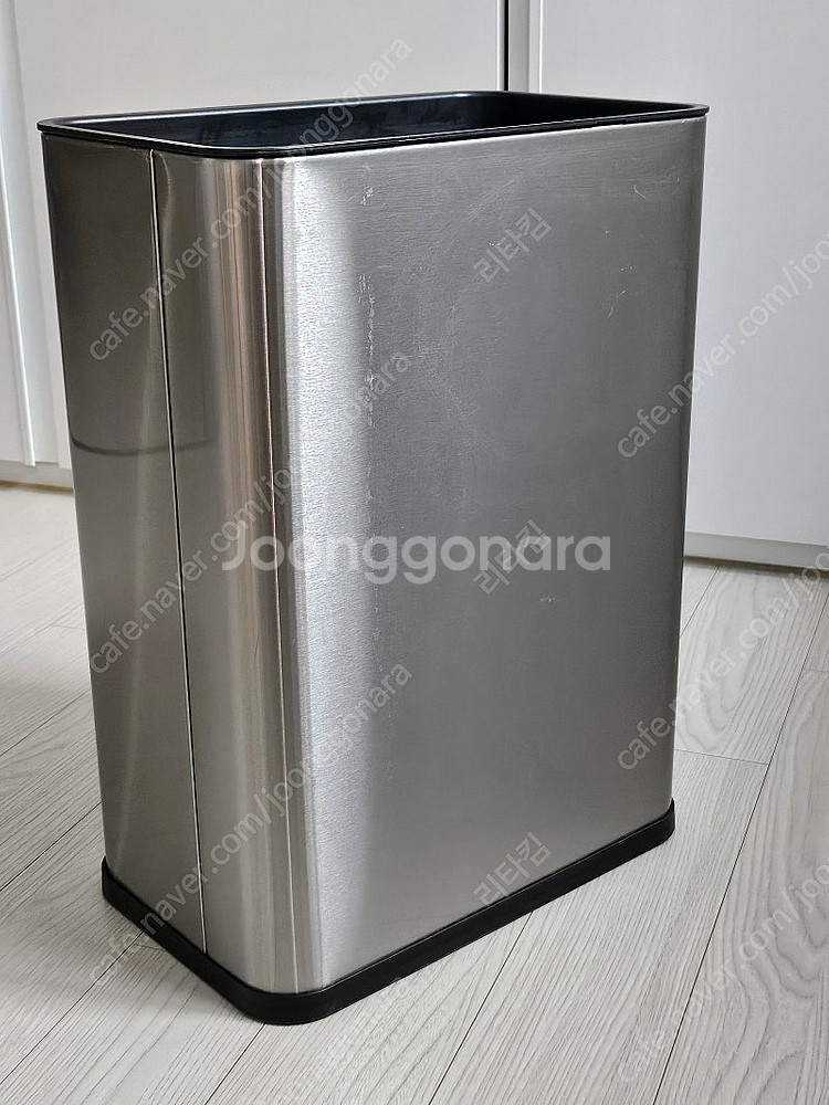 휴바트 스테인레스 자동센서 20L 휴지통 팝니다.--7
