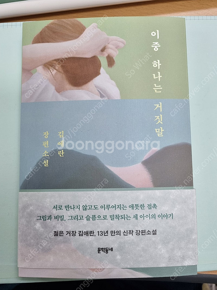 이중 하나는 거짓말 김애란(소설 신간 베스트셀러 )--0