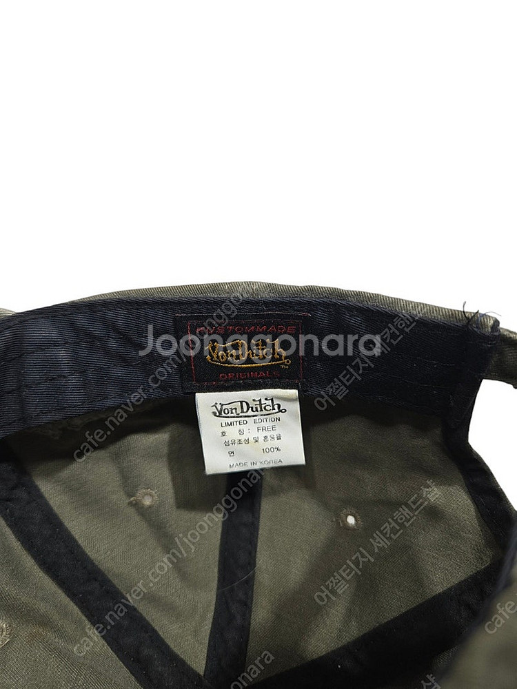 VonDutch 본더치 빈티지 워싱 볼캡 /0828--5