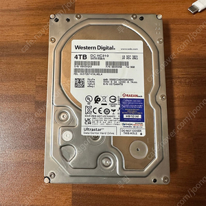 [HGST] WD Ultrastar DC HC310 7200/256M 4TB (HUS726T4TALA6L4)