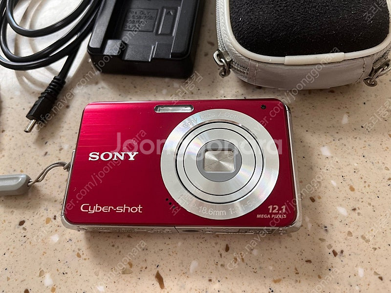 소니 사이버샷 빈티지 카메라 DSC-W190 상태 S급--1