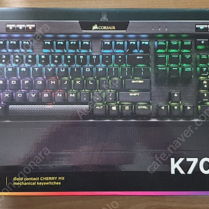 커세어 K70 RGB MK2 갈축 판매합니다.