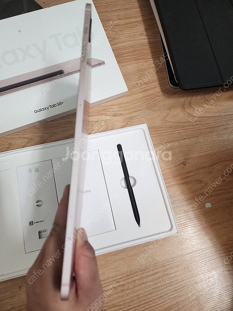 갤럭시탭 s8플러스 256기가 와이파이 핑크골드 ss급...--2