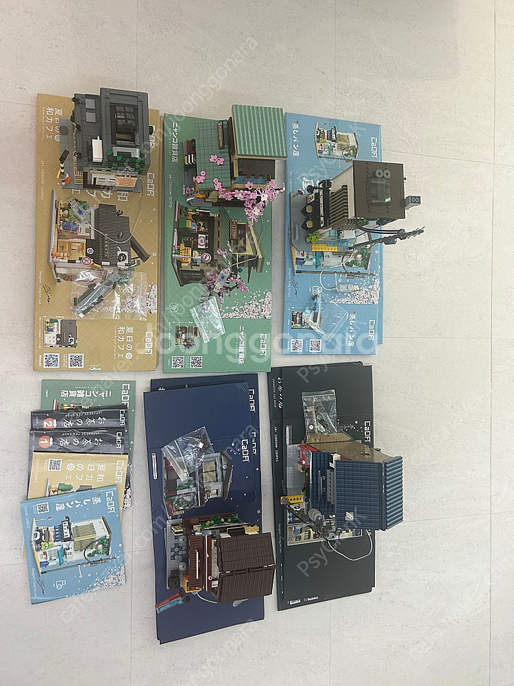 호환 레고 카다 CADA 일본 건물 전종 (5종)--0