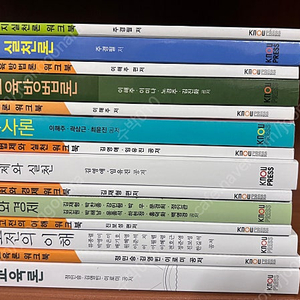 방송통신대학교 교육학과 사회복지학과 교양 교재