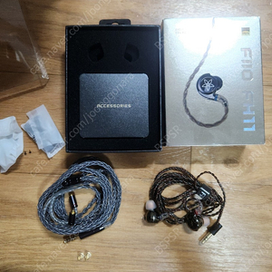 Fiio FH11 + niceHCK GreyCloud 4.4 커스텀 케이블(mmcx) + mmcx to 2PIN (증정)