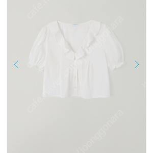 타낫 Wave shirring blouse 착용1회 세탁1회