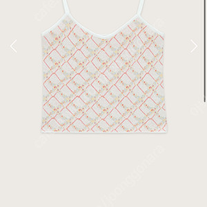 시눈 flower pattern sleeveless