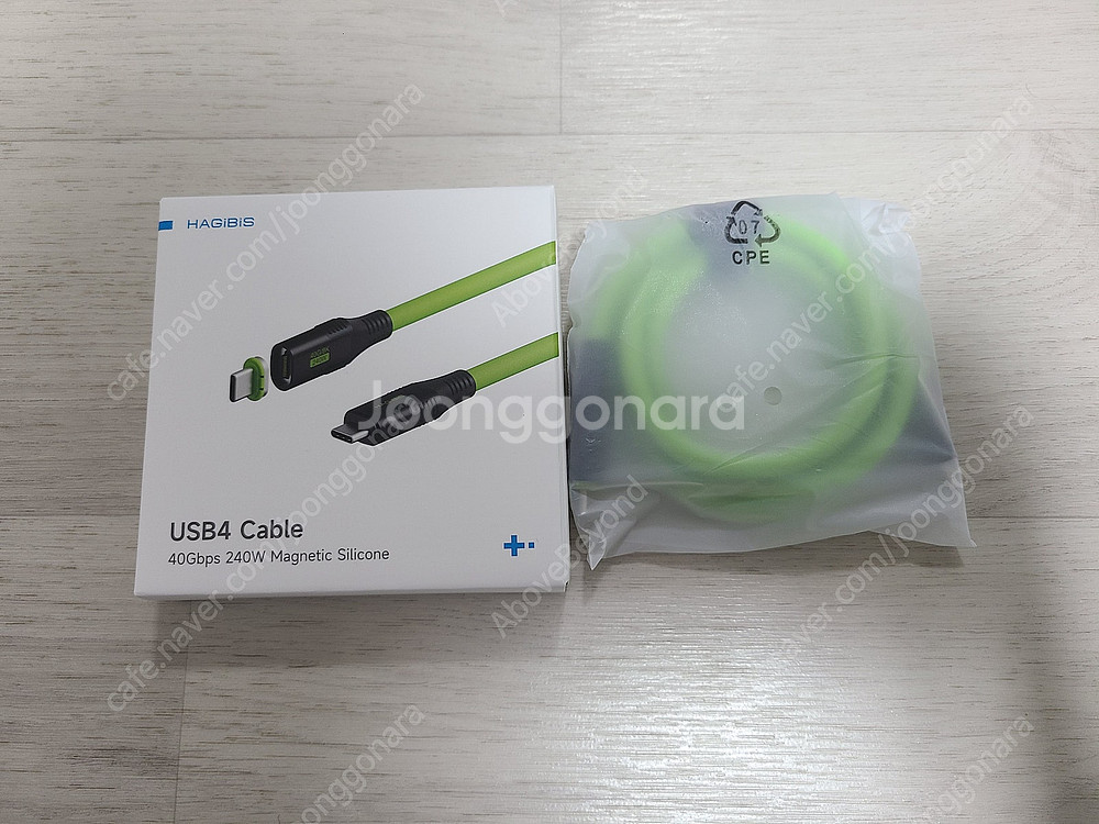 하기비스 USB4 40Gbps 240W 마그네틱 케이블...--1