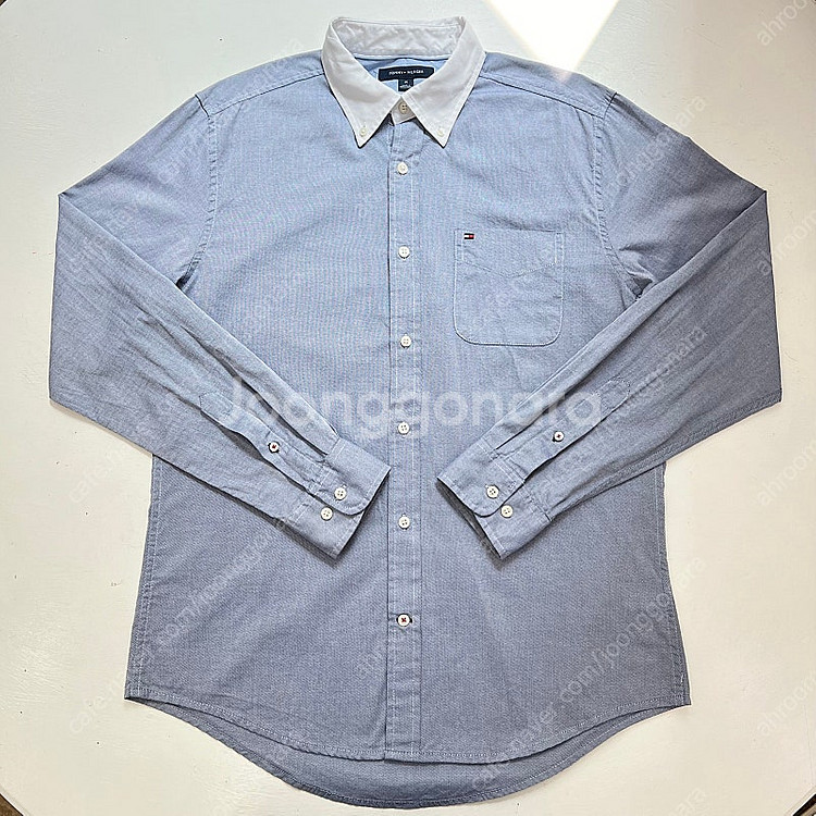 타미힐피거 옥스퍼드 100s 2ply 셔츠 M--0