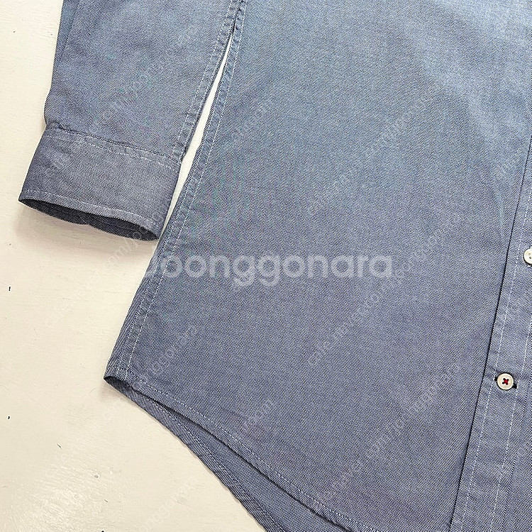 타미힐피거 옥스퍼드 100s 2ply 셔츠 M--5