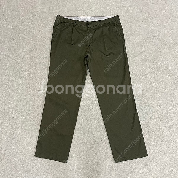 37 라코스테 카키 면바지 치노팬츠 B.2189--0