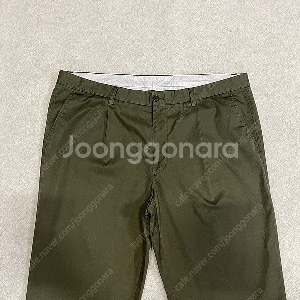 37 라코스테 카키 면바지 치노팬츠 B.2189--1