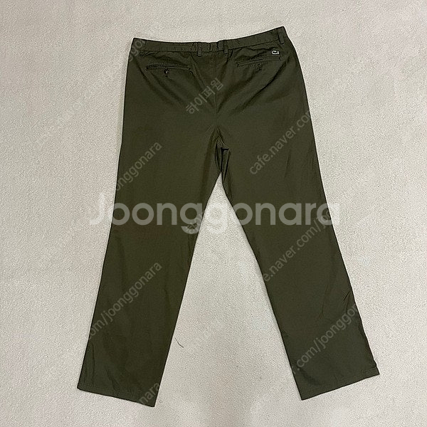 37 라코스테 카키 면바지 치노팬츠 B.2189--2