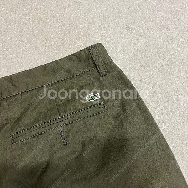 37 라코스테 카키 면바지 치노팬츠 B.2189--3