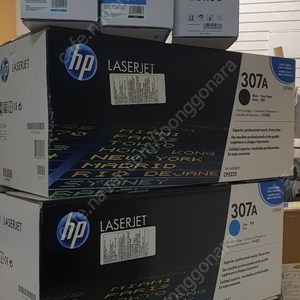 HP 정품토너 미개봉 새상품CE743A 마젠타 토너[출처] HP CE743A 307A 빨강 마젠타 정품토너