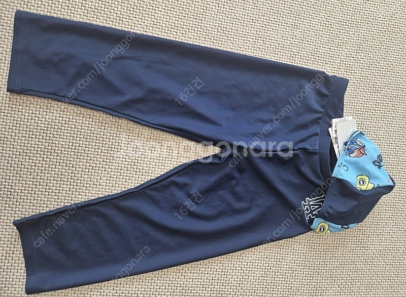 새상품)MLB키즈 130 남아 래쉬가드 워터 하의 생존수영 (수영모포함)CU반값택포금액--0