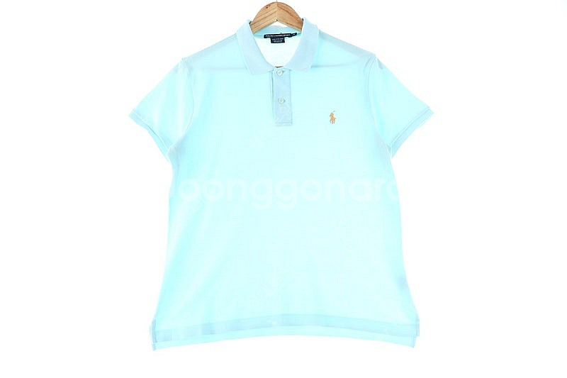 W(XL) 폴로 랄프로렌 반팔 카라 티셔츠 작은이염 연...--1