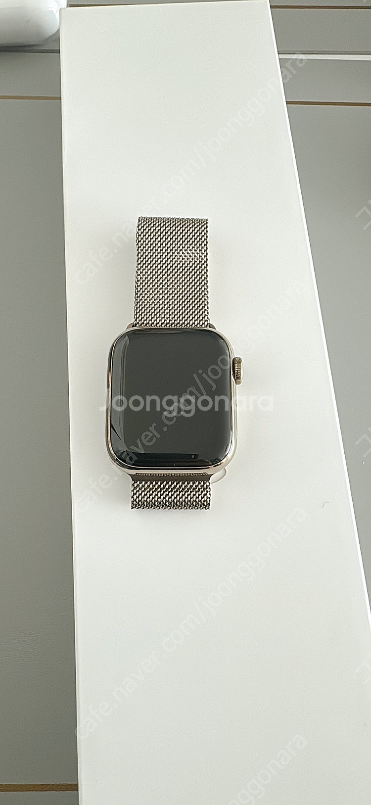 애플워치 8 골드 스테인리스 41mm 셀룰러 + 골드 ...--0