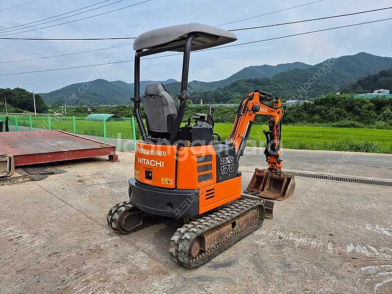 신품집게 무상장착 2017년 히타치 ZX17 중고굴삭기--3