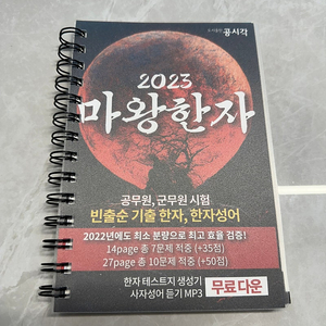 2023 마왕한자