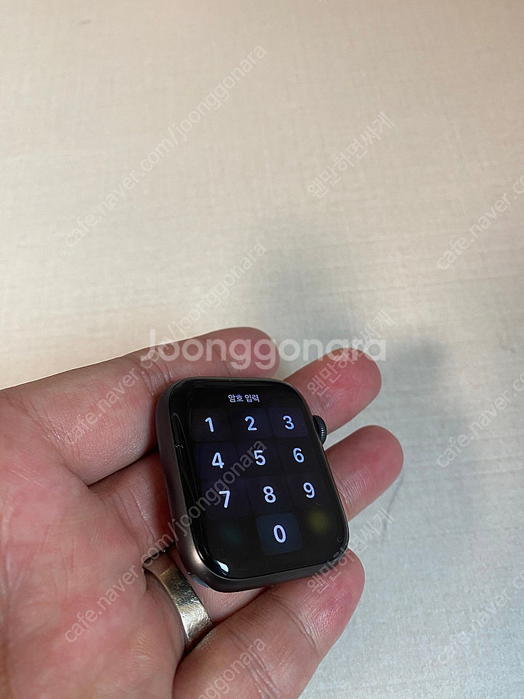 애플워치6 나이키 에디션 44mm 블랙 gps--8