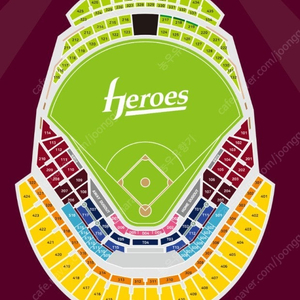 8.30 롯데 자이언츠 - 키움 히어로즈 1/2층 테이블석 양도합니다