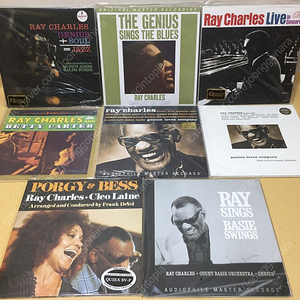 LP ; ray charles 레이 찰스 엘피 음반 7장 판매 오디오파일용 고음질 중량반 soul