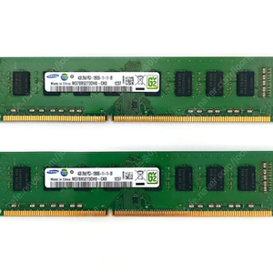 삼성 정품 DDR3 PC3-12800 4G 데스크탑 2개 1만원에 팝니다