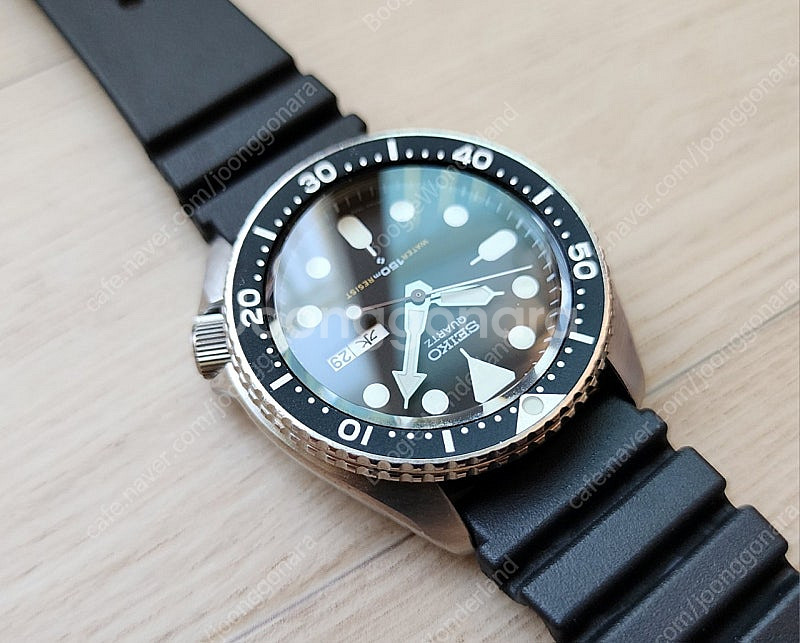 세이코 7548-7000 쿼츠 빈티지 다이버 시계 (skx 이전세대)--3