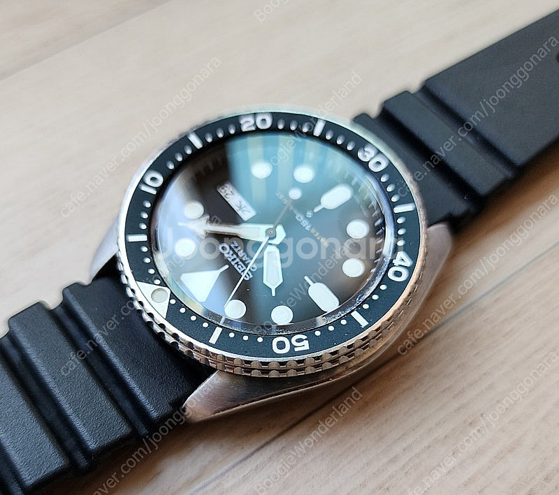 세이코 7548-7000 쿼츠 빈티지 다이버 시계 (skx 이전세대)--4