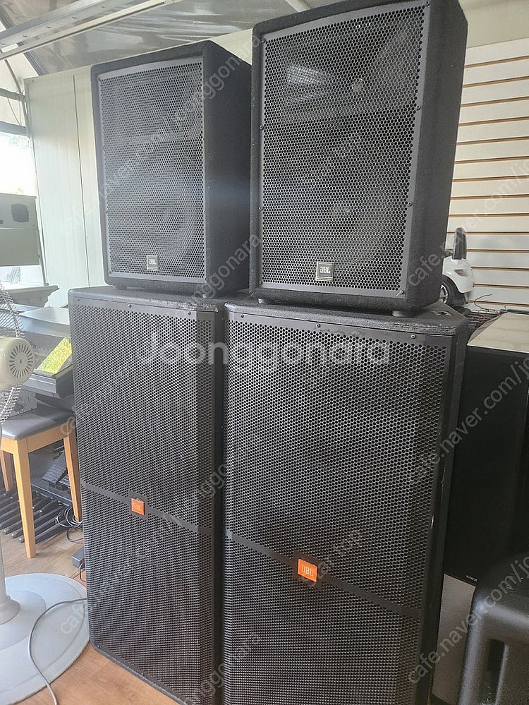 JBL AATAKA대형스피커4통가격 일괄140만원--1
