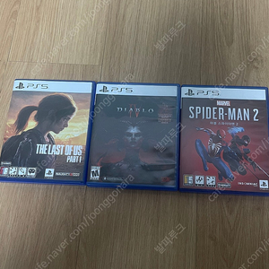 PS5 라스트오브어스 파트1, 디아블로4, 스파이더맨2, GTA5 팝니다