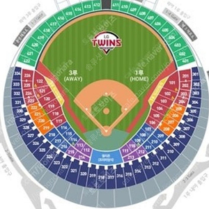 잠실야구장 LG vs KT 테이블석113 4연석