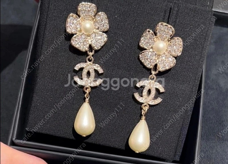 샤넬드롭귀걸이 (정품)--0